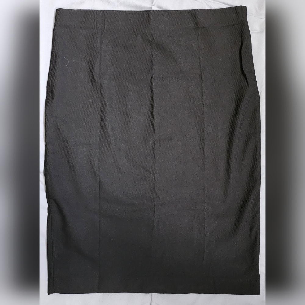 Jules‎ & Leopold Elegant Black Skirt with Faux Buttons size XL - Picture 3 of 8